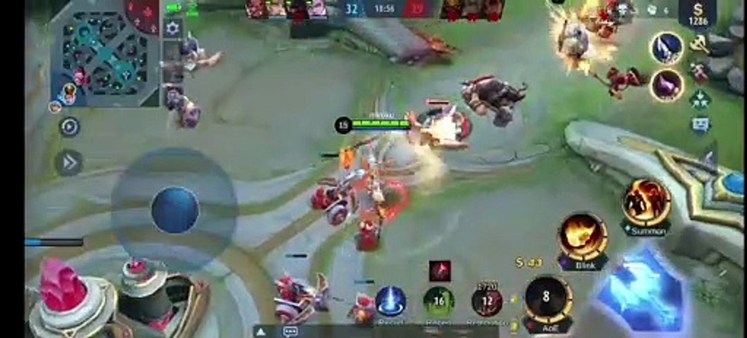 Playing Mobile Legends