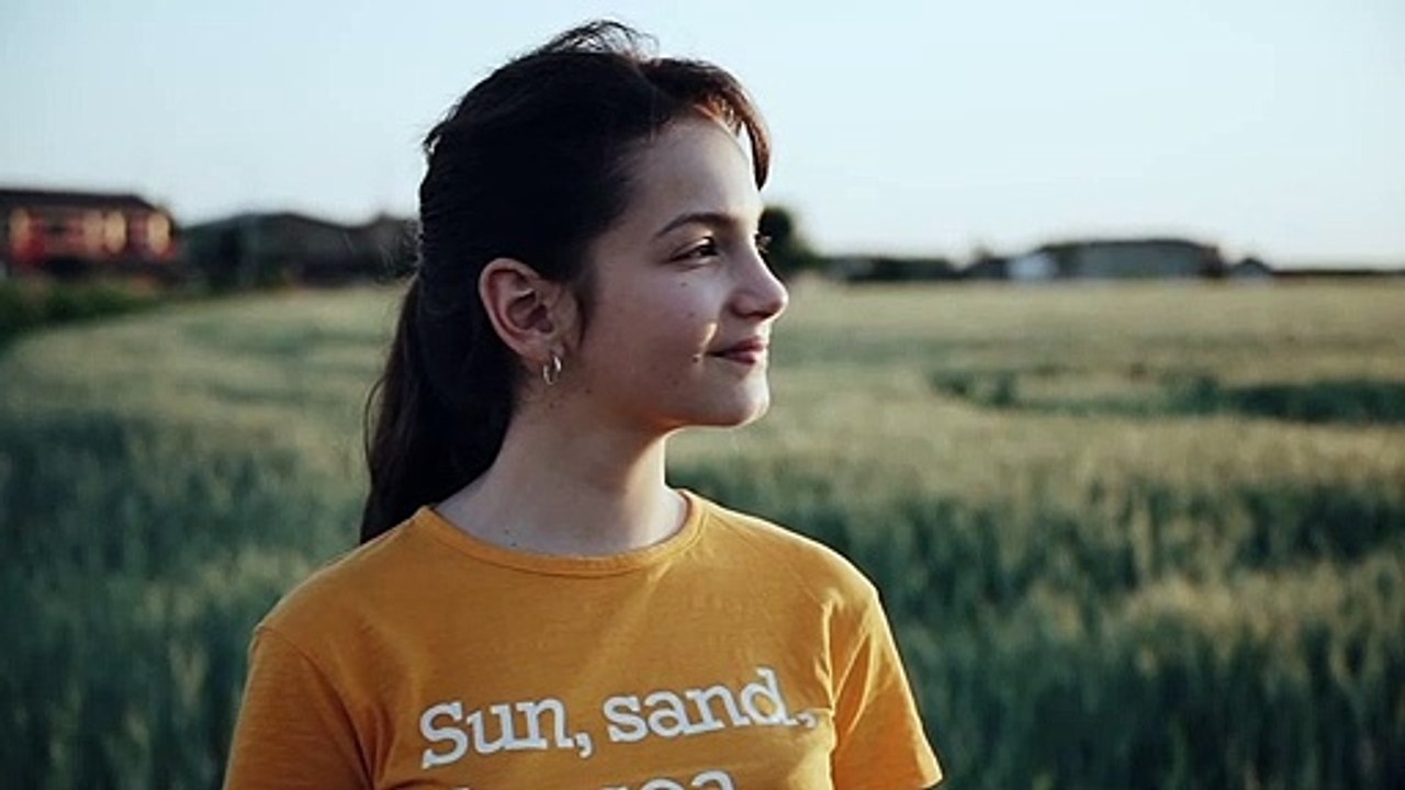 Cute girl love with nature