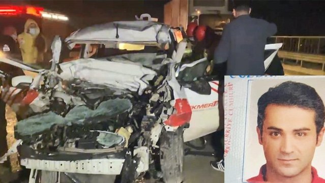 Kayganlaşan yolda feci kaza: 1 ölü 2 ağır yaralı