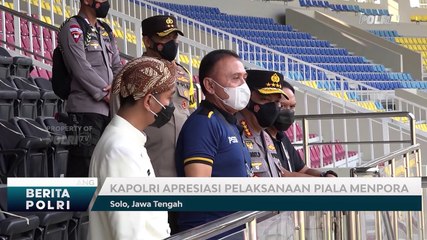 Kapolri Tinjau Prokes Piala Menpora di Stadion Manahan Solo