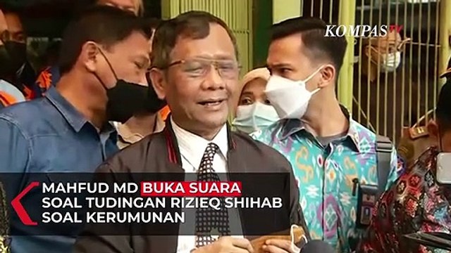 Mahfud MD Bantah Tudingan Rizieq: Kerumunan Setelah ke Petamburan Pelanggaran Hukum