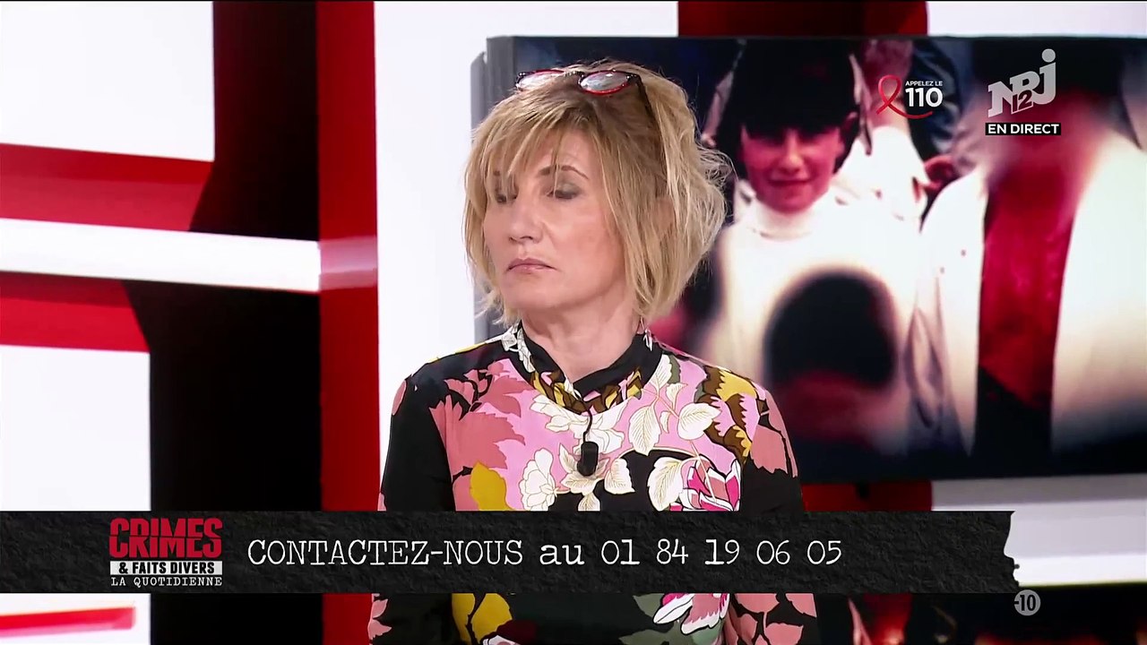 Florence, bouleversante, qui raconte pour la première fois à la télé avoir été violée par son père à partir de 3 ans avec la complicité de sa mère, dans "Crimes et Faits Divers" sur NRJ12