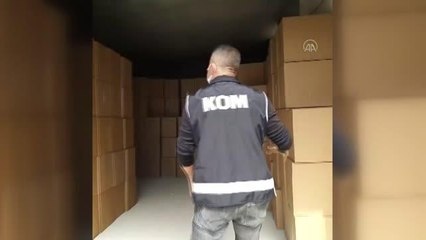 10 milyon boş makaron ele geçirildi