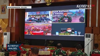 Tiga Poin Krusial Dibahas dalam Apel Dansat Tersebar Kodam VI/Mulawarman