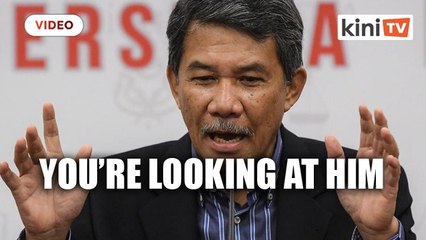 You're looking at the PM candidate, Tok Mat jokes with reporters