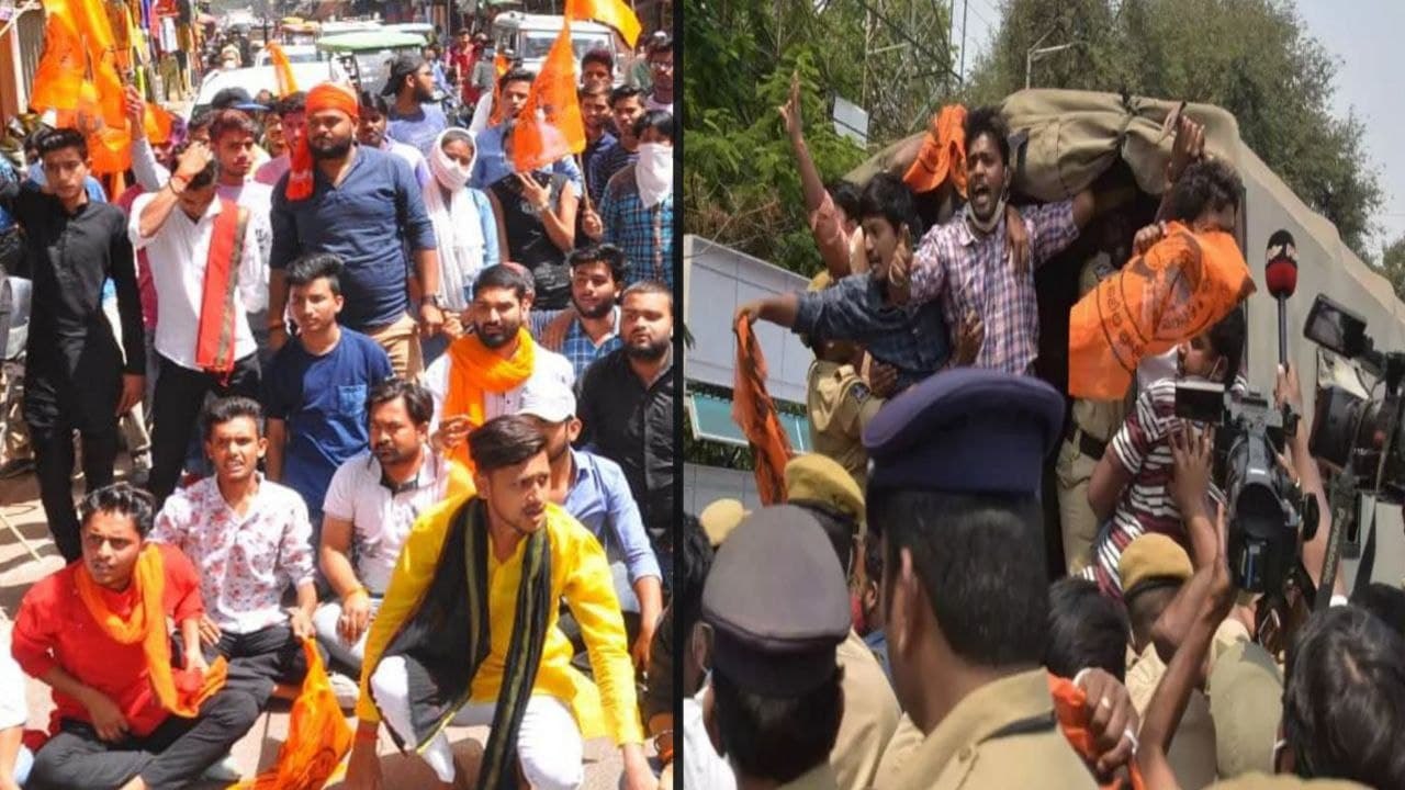 #Telangana : ABVP Demands Government To Immediately Release The Notification For 1,90,000 Jobs