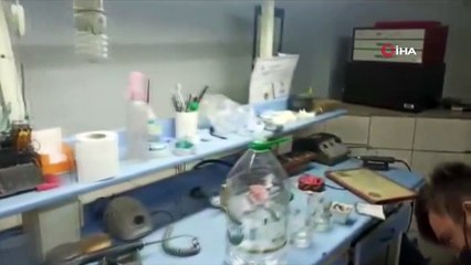 Kartal’da kaçak silah atölyesi ve diş muayenehanesine baskın