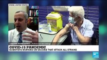 Covid-19 pandemic :  scientists working on vaccine that attack all strains