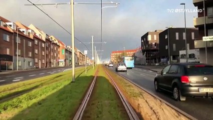 Letbanen igemmen Randersvej i Aarhus ~ December 2017 ~ TV2 ØSTJYLLAND - TV2 Danmark