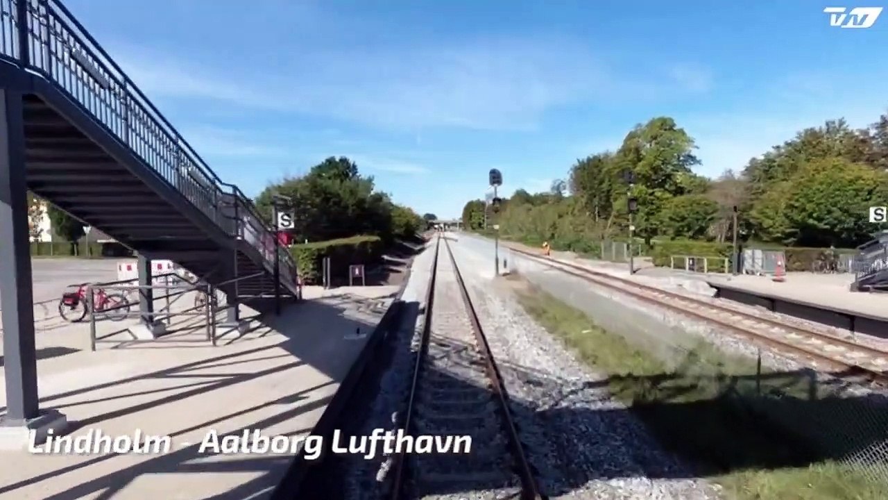 Tag med på hele togturen fra Lindholm Station til Aalborg Lufthavn ~ September 2020 ~ TV2 NORD - TV2 Danmark