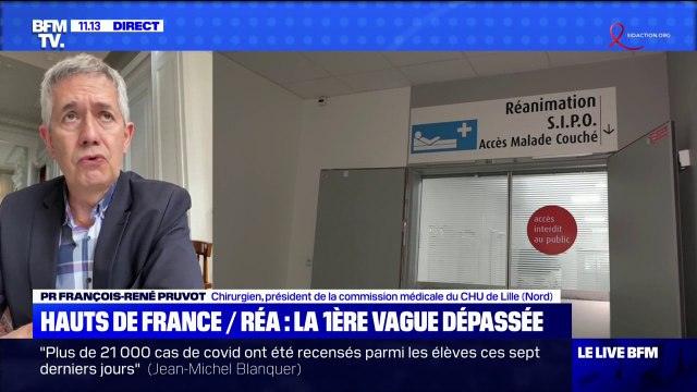 Covid-19: selon le Pr François-René Pruvot, on pourrait arriver à être définitivement saturés dans le Nord