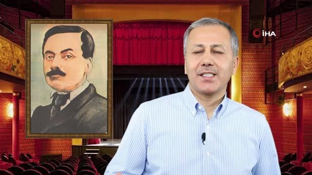 Vali Yerlikaya: Tiyatroya gönül ve emek veren herkesin Dünya Tiyatrolar Günü'nü kutlarım