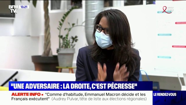 Audrey Pulvar sur les régionales: J'ai une adversaire, c'est la droite et c'est Valérie Pécresse