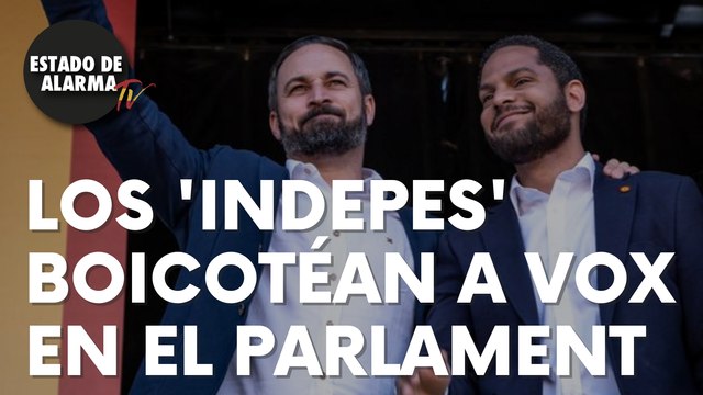 Los ‘indepes’ boicotean a Vox en el Parlamento de Cataluña y le sacan esvásticas nazis