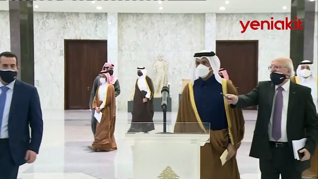 Cumhurbaşkanı Erdoğan, Katar Dışişleri Bakanı Al Sani'yi kabul etti