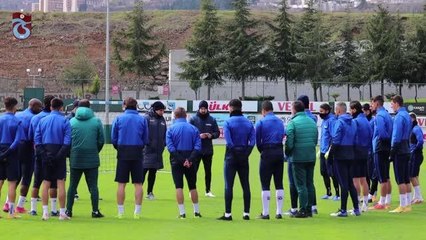 Trabzonspor, Sivasspor maçının hazırlıklarını sürdürdü