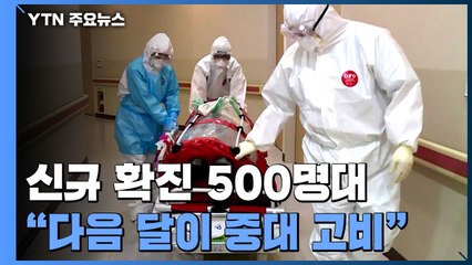 36일 만에 신규확진 500명대..."4월 중대고비" / YTN