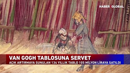 Van Gogh tablosuna servet!