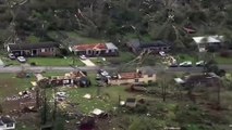 Les images des dégâts dans l'État de Géorgie après le passage d'une puissante tornade