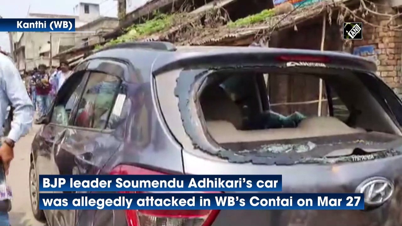 West Bengal Polls: BJP leader Soumendu Adhikari’s car allegedly attacked
