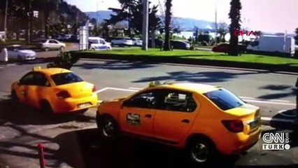 Feci kaza! Metrelerce sürüklendi