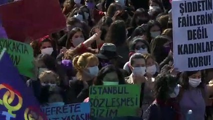 Istanbul: Protest gegen Erdogans Austritt aus Frauenschutz-Abkommen