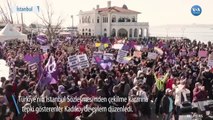 İstanbul Sözleşmesi Kararı Kadıköy'de Protesto Edildi