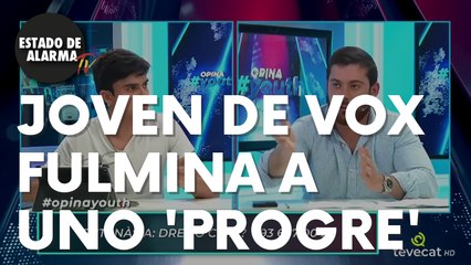 Joven de Vox fulmina a uno ‘progre’: “¿Quién otorga el carné de vida digna, el Partido Comunista?”