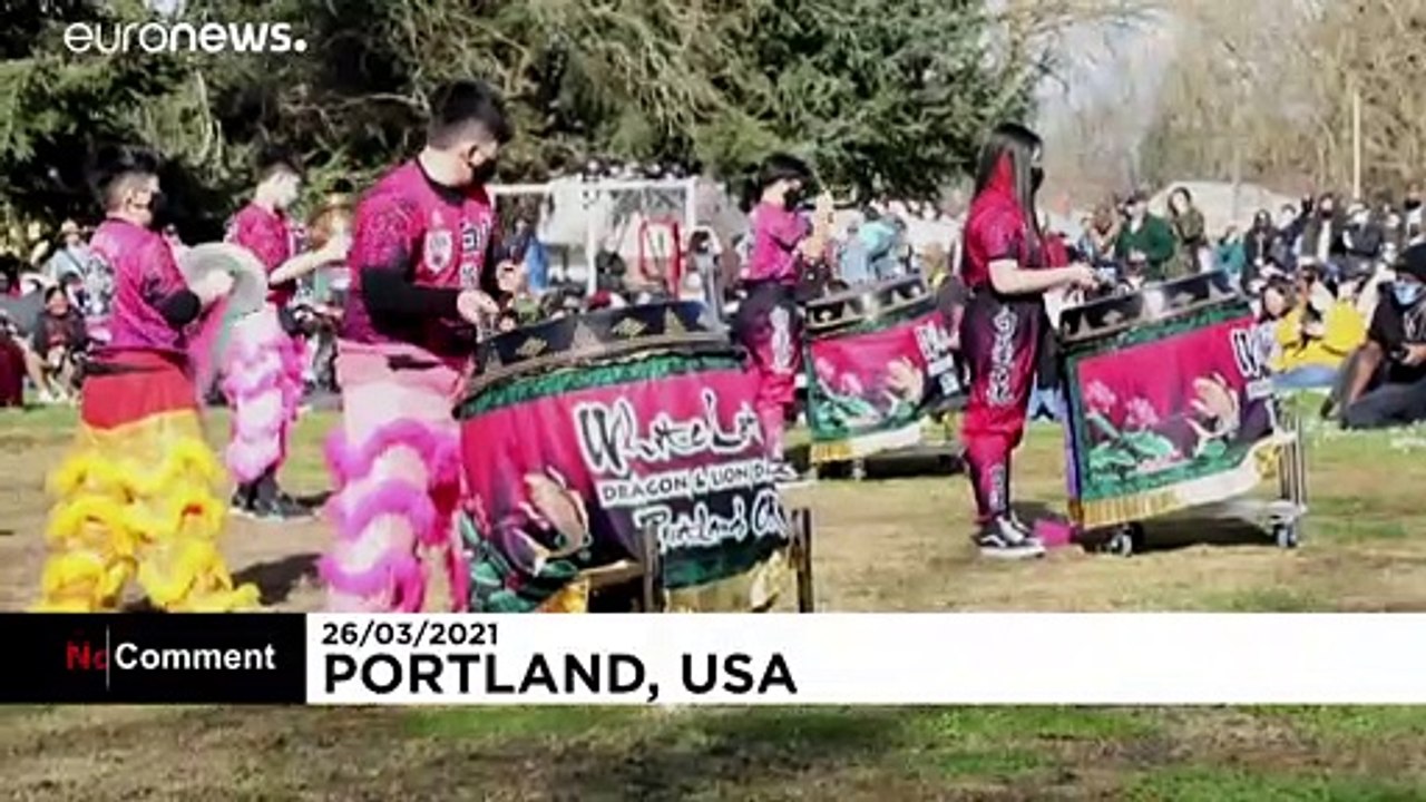 شاهد: مسيرة في بورتلاند تنديدا ب "الـعنف ضد الأمركيين من أصل آسيوي"