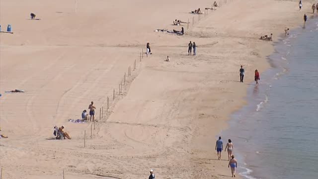 Benidorm afronta la Semana Santa con sus playas vacías