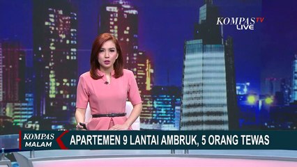 Apartemen 9 Lantai Ambruk di Kairo Mesir, 5 Tewas