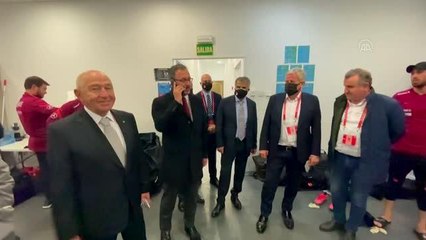 Son dakika... Cumhurbaşkanı Erdoğan, A Milli Futbol Takımını telefonla arayarak tebrik etti