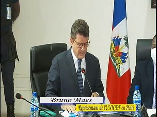 Download Video: UNICEF remèt plizyè materyèl woulan ak materyèl biwo bay responsab ministè jistis ak sekirite piblik