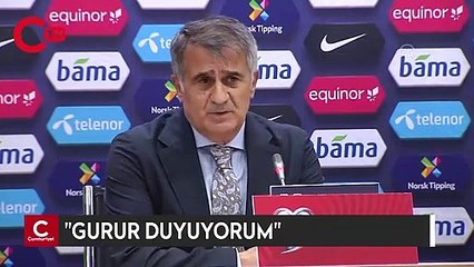 ŞENOL GÜNEŞ: ''GURUR DUYUYORUM''