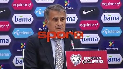 Şenol Güneş: "Türk milletinin desteğini hissediyoruz"