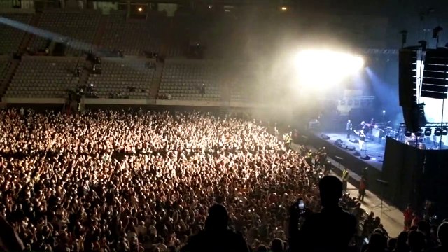 En el primer concierto con 5.000 personas y sin distancias: Es brutal. Como un 'remember' de la vida de antes