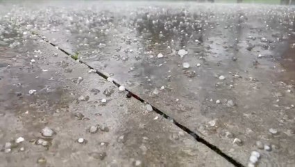 Hailstorms pummel the Southeast