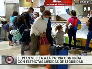 Retornaron 221 venezolanos provenientes de Perú a través del Plan Vuelta a la Patria