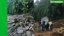 Familias afectadas por deslizamiento en Quibdó