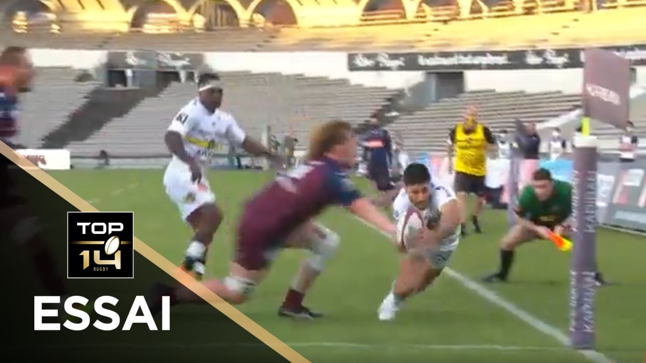 TOP 14 - Essai de Jules FAVRE (SR) - Bordeaux-Bègles - La Rochelle - J20 - Saison 2020/2021