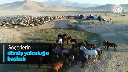 Göçerlerin dönüş yolculuğu başladı