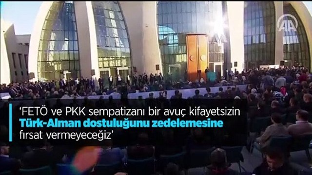 Cumhurbaşkanı Erdoğan DİTİB Camisi açılışında konuştu