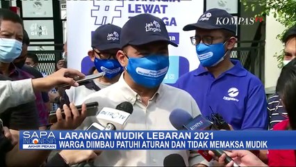 Pemerintah Resmi Larang Mudik Lebaran 2021