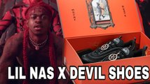 Lil Nas X MSCHF Satan Shoes Nike Air Max 97 In Hand First Look Review! Limited to 666 Pairs , Fans are Mad