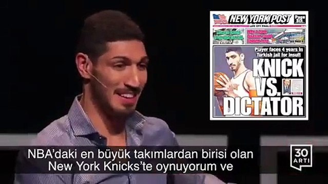 FETÖ'cü Enes Kanter, Türkiye'yi yine karaladı!