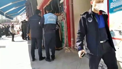 Arnavutköy’de her gün aynı noktada dilencilik yapan kadın zabıtaya yakalandı