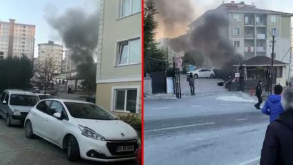Esenyurt’ta site içerisinde korku dolu anlar