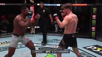 Download Video: La victoire de Francis Ngannou contre Miocic qui lui permet de devenir champion poids lourds MMA