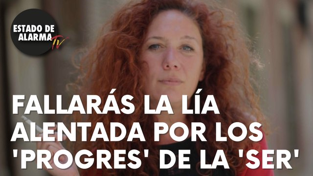 Cristina Fallarás la lía con la derecha alentada por los ‘progres’ de cadena SER