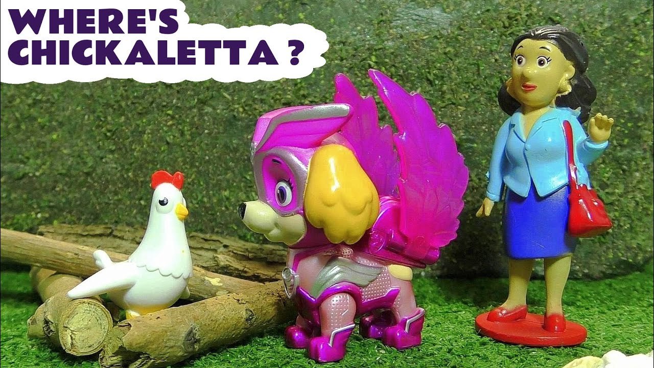 Paw Patrol Super Charged Chickaletta Rescue wit...